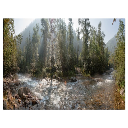 Designart - Mountain River Panorama